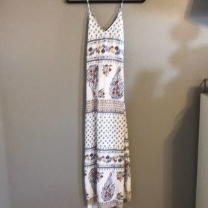 Boho print maxi dress